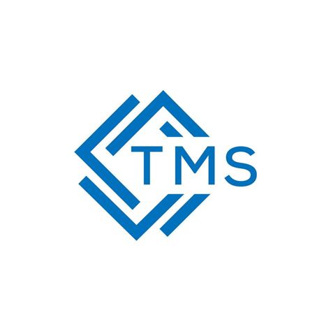 TMS technology letter logo design on white background. TMS creative ...