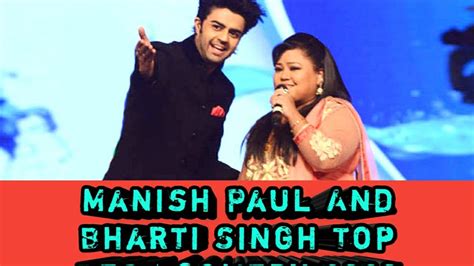 Best comedy in Manish Paul award fun Bharti Singh & Manish Paul Best ...