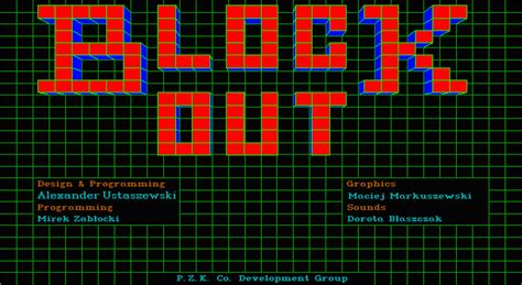 Blockout (DOS) - online game | RetroGames.cz