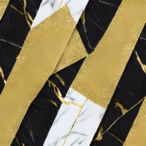 Marble Gold Black and White Pattern · Creative Fabrica