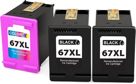 Buy 67XL Ink Cartridge Black Color Combo Pack | High-Yield | 3 Pack ...