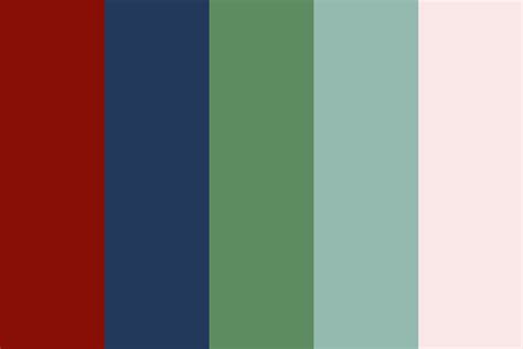 Green and red Color Palette