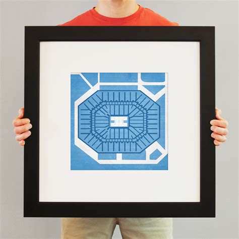 Dean E Smith Center Map Art by City Prints - The Map Shop