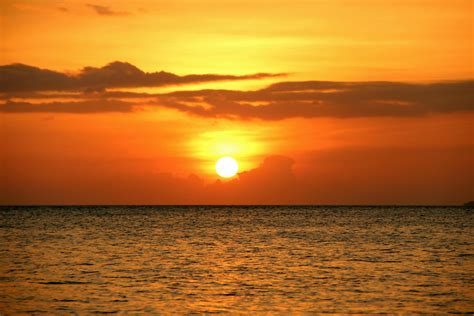 Photo of Seascape During Sunset · Free Stock Photo