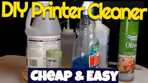 DIY Inkjet printer head cleaner,simple,cheap,effective - YouTube