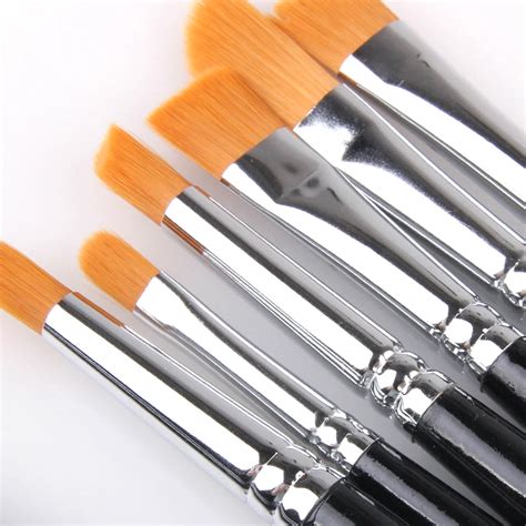 12pcs Oil Painting Brush Nylon Hair Landscape Painting Pen Watercolor ...