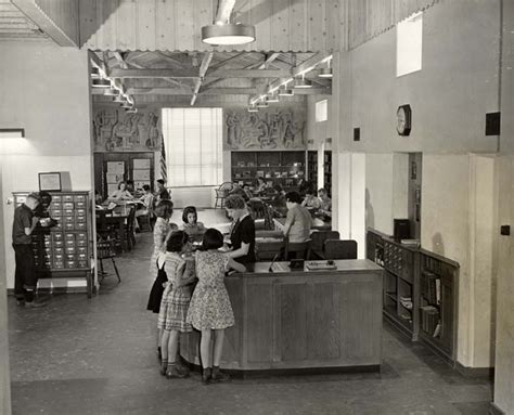 South Gate Branch, Los Angeles County Public Library, 1939. | South ...