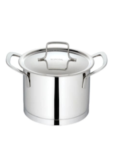 Buy BOROSIL Stainless Steel Tri Ply Induction Bottom Cook N Serve ...