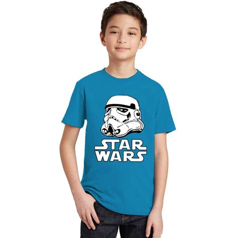 2017 movies Star Wars children boys t shirt kids Star Wars Printed ...