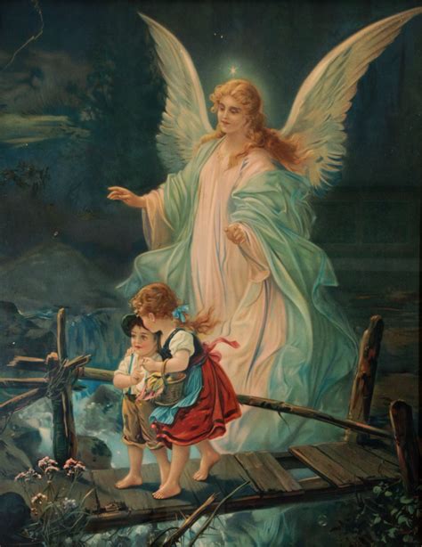 Guardian Angel at the Bridge | Angel pictures, Angel art, Guardian ...