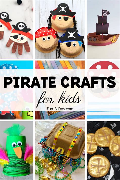 Pirate Crafts for Kids to Make - Fun-A-Day!