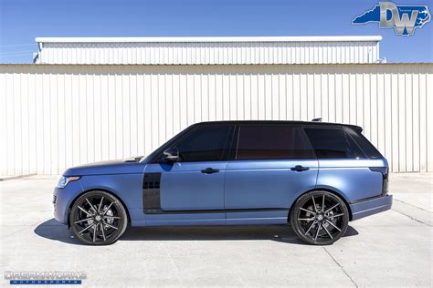 Matte Blue Range Rover — Dreamworks Motorsports