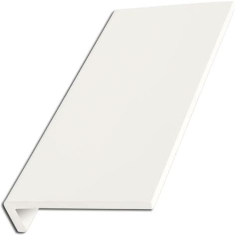 White UPVC Internal Window Sill Cover Square Edge | PVC-CRD