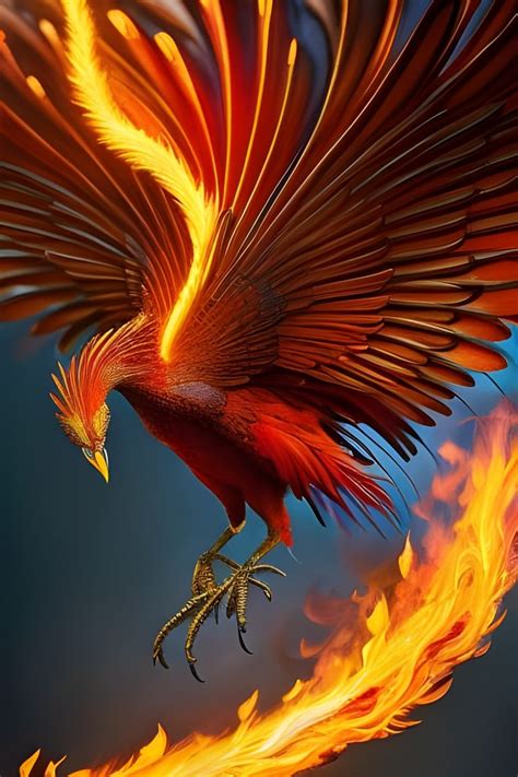 Phoenix Firebird - AI Generated Artwork - NightCafe Creator