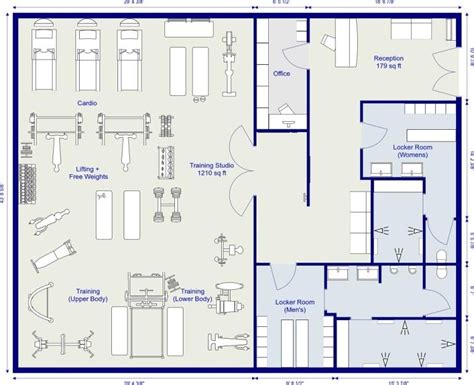 Gym Floor Plan Dwg - Image to u