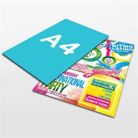 Flyer A4 (29x20 cm) - BEAT PRINT