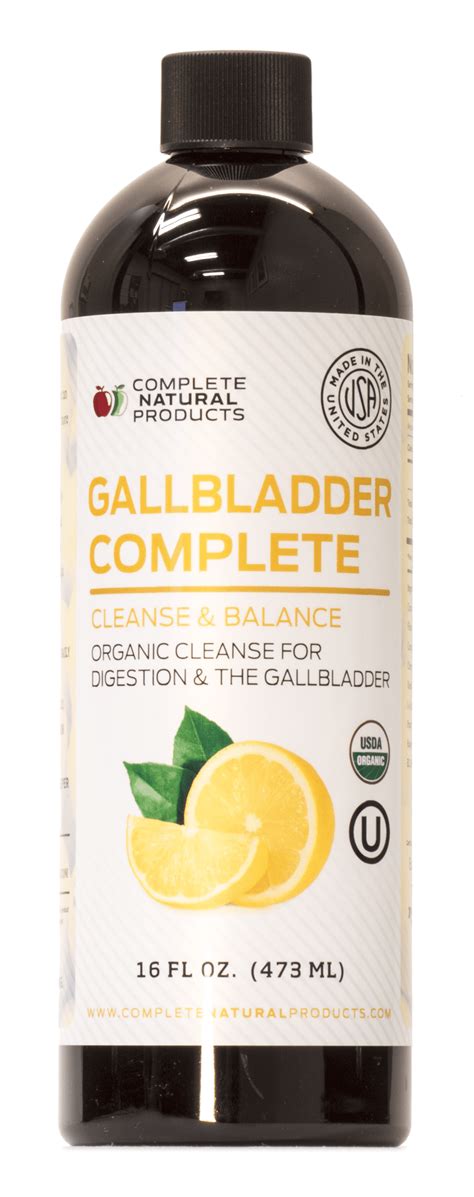 Gallbladder Complete - Natural Organic Liquid Gallstones Cleanse ...