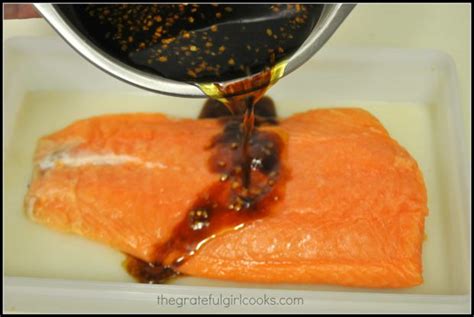 Sweet Ginger Teriyaki Salmon / The Grateful Girl Cooks!