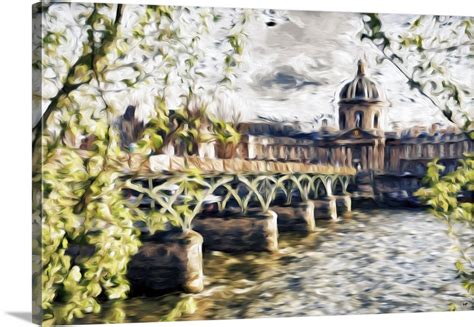 Pont des Arts III, Oil Painting Series Wall Art, Canvas Prints, Framed ...