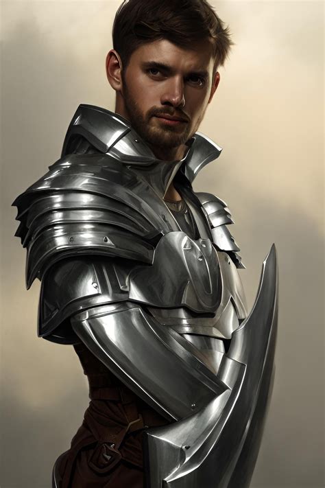 Silver Armored Knight by Arklorn on DeviantArt