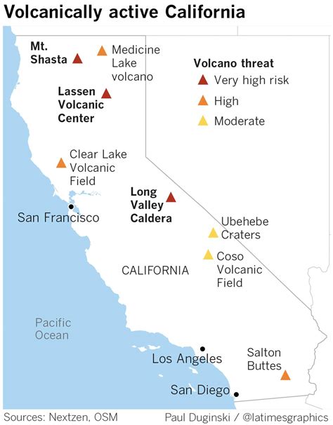 3 Volcanoes in California Just Raised to "Very High Threat" Level ...