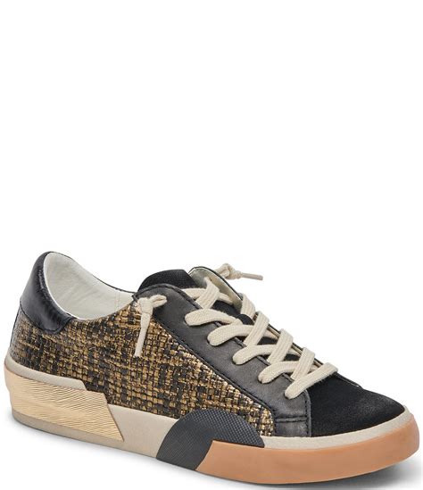 Dolce Vita Zina Metallic Woven Sneakers | Dillard's