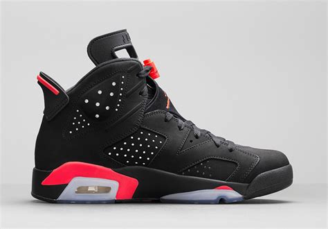 An Official Look At Black Friday's Black/Infrared 23 Air Jordan 6 Retro ...