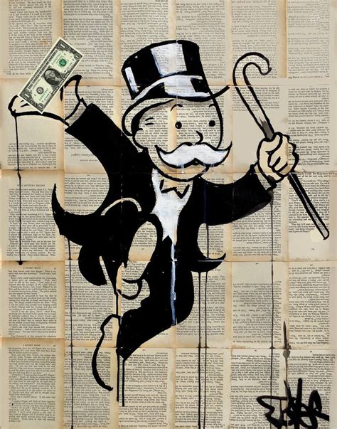 money man Drawing by LOUI JOVER | Saatchi Art