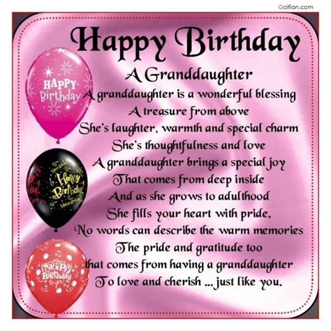 Birthday Message to Granddaughter | 65+ Popular Birthday Wishes For ...