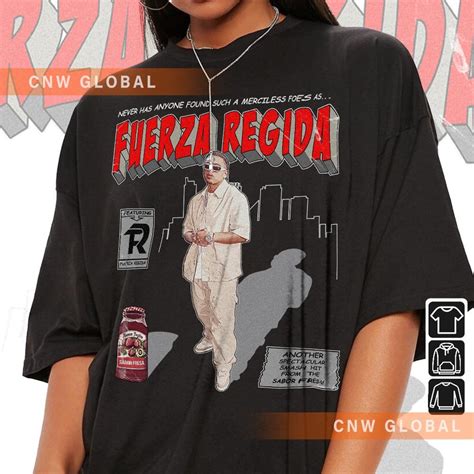 Fuerza Regida Comic Shirt 90S Vintage Merch Art Sabor Fresa - Etsy Canada