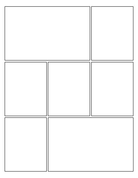 3 Panel Comic Template