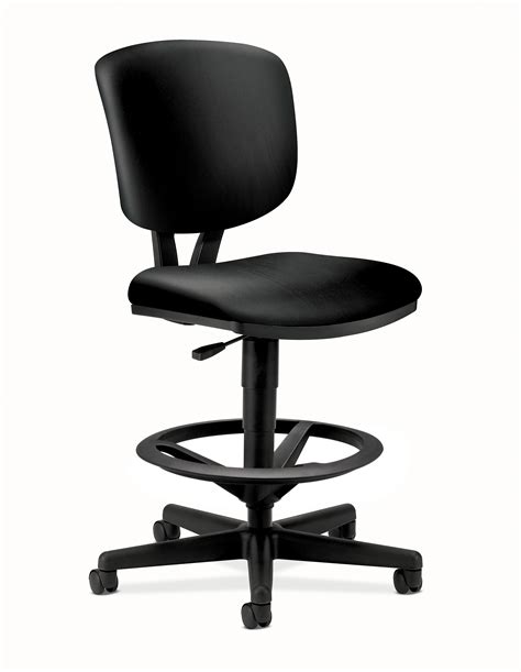 HON Volt Task Stool - SofThread Leather Office Stool for Standing Desk ...