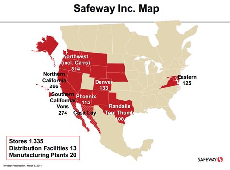 Safeway Store Locations Map