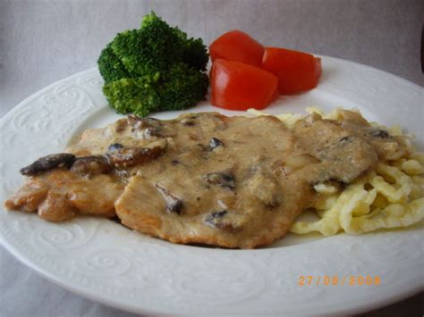 Schnitzel In Mushroom Sauce Not Breaded) Recipe - Food.com