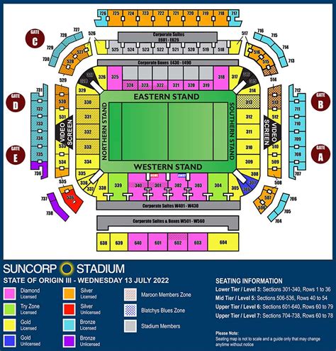 Map Suncorp Stadium Brisbane - Ashien Nikaniki