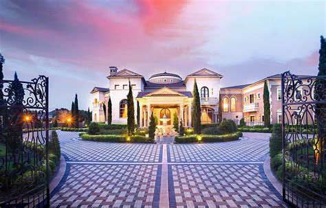 A Glamourous Spanish Style Mansion