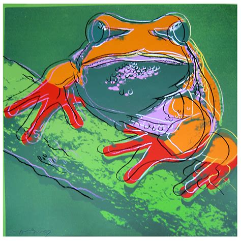 Andy Warhol | Pine Barrens Tree Frog Screenprint, from the Endangered ...