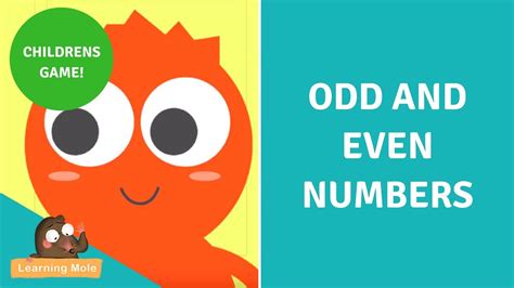 Odd and Even Numbers Game - Learning Numbers for Kids - Numbers for ...