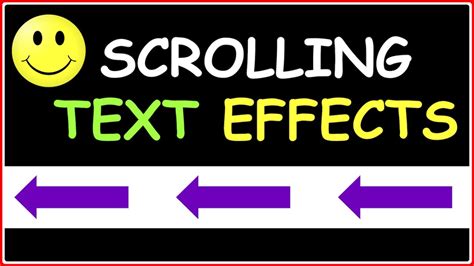 Continuous Scrolling Text Effect in PowerPoint 2016 (2 Animation ...