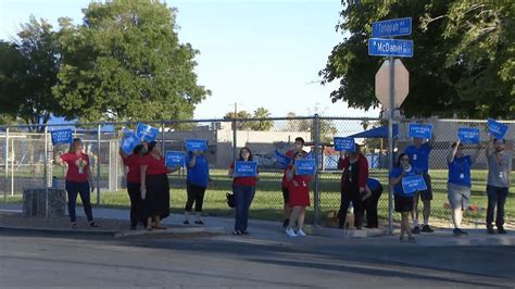 CCSD teachers rally outside J.D. Smith Middle School