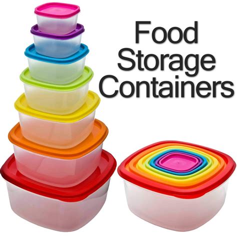 Plastic Food Storage Containers With Lids Tesco at David Eckles blog