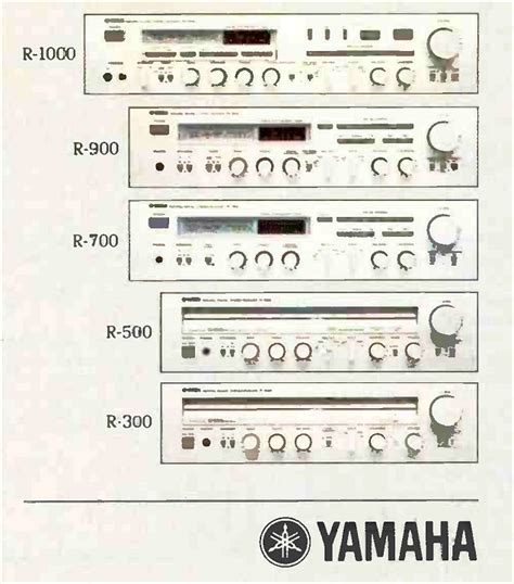 yamaha-r-Series-lineup | Classic Receivers