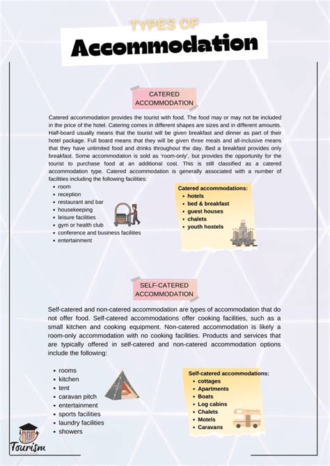 The 16 Major Types Of Accommodation - Tourism Teacher