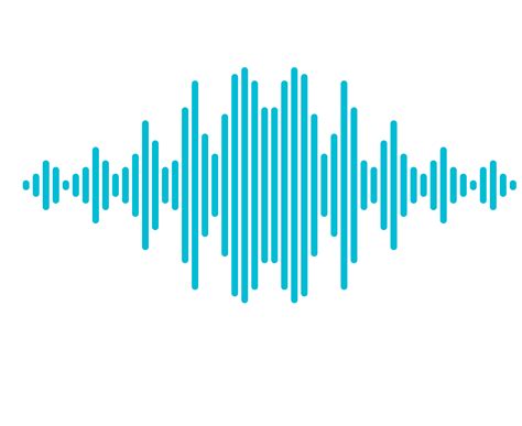 Sound Wave Icon - Vector rectangular sound wave curve PNG picture png ...