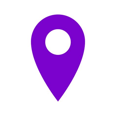 Purple location pin icon