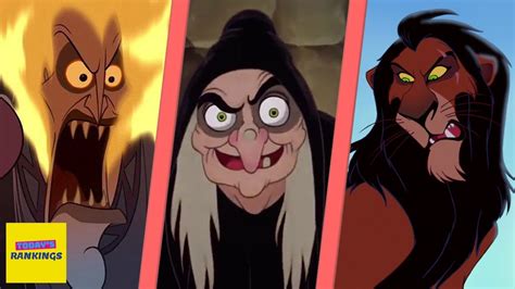 Ranking The Scariest Disney Villains! - YouTube