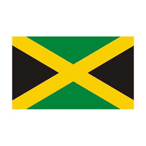 Jamaica Flag Decal Jamaican Reggae Car Bumper Window Vinyl Sticker ...