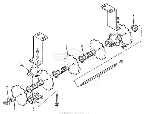 Simplicity 2107008 - DISK HARROW Model 44 Parts Diagram for Cast ...