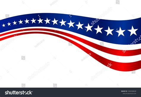 Us Flag Stripes Vector Graphic Background Stock Vector (Royalty Free ...