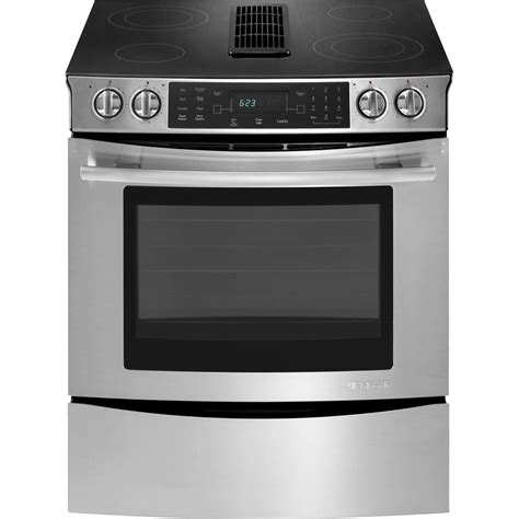 Slide-In Electric Downdraft Range with Convection, 30" | Jenn-Air ...